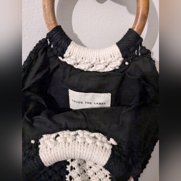 NWT Laude The Label Gabby Mini Macrame Bag - Picture 3 of 5